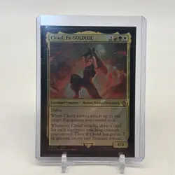 Mtg Final Fantasy 7 Cloud, Tifa & Sephoroth Surge Foil Three (3) Card Lot! - Image 2
