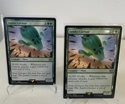 MTG Jumbo Cactuar Lot x2 Final Fantasy Rare NM FFVII - Image 1