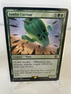 MTG Jumbo Cactuar Lot x2 Final Fantasy Rare NM FFVII - Image 3