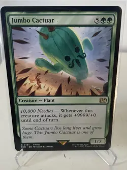 MTG Jumbo Cactuar Lot x2 Final Fantasy Rare NM FFVII - Image 5