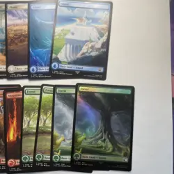Mtg- Lot Of 17 Full Art Land- Final Fantasy - NM- Magic The Gathering - Image 4