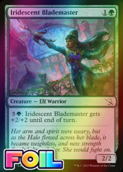 x1 Iridescent Blademaster MOM MTG 0195 FOIL COMMON M/NM 1x - Image 1