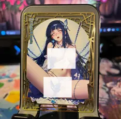 Hinata Girls Party Metal Card CCG Random Serial Goddess Story - Image 2