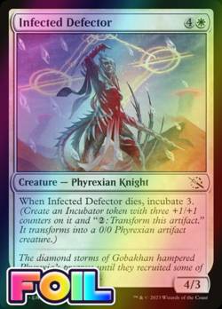 x1 Infected Defector MOM MTG 0018 FOIL COMMON M/NM 1x - Image 1