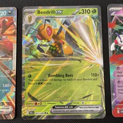 Beedrill 003/086 Double Rare Chaos Rising Pokemon Holo NM - 3x EX CARD BUNDLE - Image 3