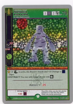 Pascagoula River Aliens Silver Border Playtester Metazoo Wilderness Card HOLO - Image 1