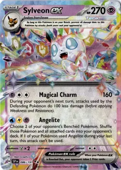 Sylveon ex - 086/191 - NM Surging Sparks Double Rare Pokemon TCG Card - Image 1