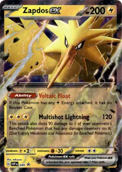 Zapdos ex - 49 - NM Scarlet & Violet Promo Pokemon TCG Card - Image 1
