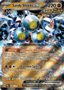 Sandy Shocks ex - 056/131 - NM Prismatic Evolutions Double Rare Pokemon TCG Card - Image 1