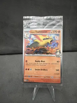 Pokemon Destined Rivals Staff Stamped Promos Sealed Pack- All 4 Cards - Image 1