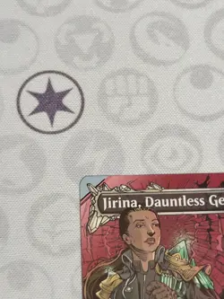 C3175 MAGIC MTG MARCH OF THE MACHINE JIRINA DAUNTLESS GENERAL 0082 NM SHOWCASE - Image 3
