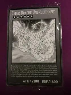Yu-Gi-Oh! Cyber Drache Unendlichkeit Oversize Duel Overload Card! OVP! - Image 1