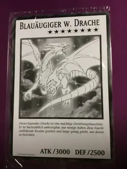 Yu-Gi-Oh! Blauaugiger w. Drache Oversize Duel Overload Card! OVP! - Image 1