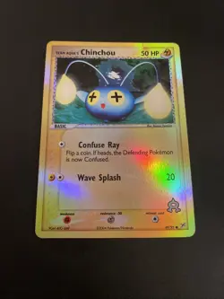 Pokemon Card - Team Aqua's Chinchou Team Magma vs Team Aqua 49/95 Reverse Holo - Image 1