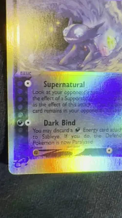 Sableye - 10/100- REVERSE HOLO- Ex Sandstorm Rare Pokemon Card - Image 2