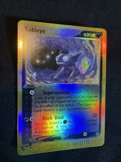 Sableye - 10/100- REVERSE HOLO- Ex Sandstorm Rare Pokemon Card - Image 4
