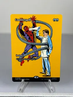 Counterspell Borderless 0009 Marvel Spider-Man Magic: The Gathering Near Mint - Image 1