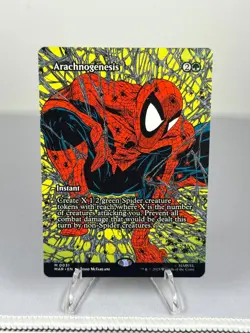 Arachnogenesis Borderless 31 Marvel Spider-Man Magic: The Gathering NM - Image 1