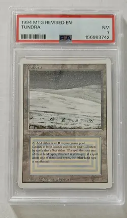 Magic the Gathering Tundra (Revised Edition) 1994 - Graded PSA 7 NM!!! - Image 1