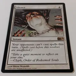Magic: The Gathering Silence 35/249 Core Set 2014 (M14) White Instant EN - Image 3