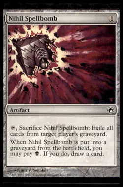 Scars of Mirrodin #187 Nihil Spellbomb - Image 1