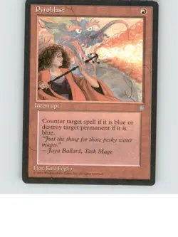 Pyroblast 213 Common Ice Age Lightly played b3-708 - Image 1