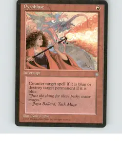 Pyroblast 213 Common Ice Age Lightly played b3-709 - Image 1