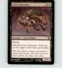 Faerie Macabre 86 Common Modern Masters Lightly played b3-858 - Image 1