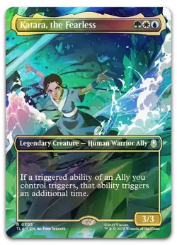 Katara, the Fearless (Borderless) #305 (Foil) NM Avatar: The Last Airbender - Image 1