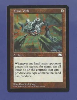 1997 Magic the Gathering - Mana Web - Weatherlight MTG - Image 1