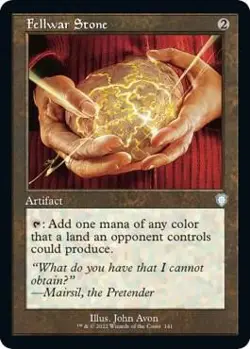 Fellwar Stone (Retro Frame) Commander: The Brothers' War NM MTG Non-Foil - Image 1