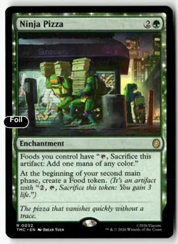 Ninja Pizza (Surge Foil) [Magic TMC - 32] - Image 2