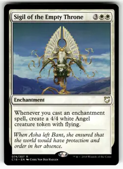 Sigil of the Empty Throne 74 Rare Commander 2018 Magic: The Gathering Near Mint - Image 1
