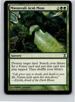 Magic the Gathering Mwonvuli Acid-Moss Time Spiral MTG Free Shipping! - Image 1