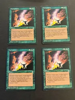 4x Thermokarst 2 in LP/MP 2 in MP all glossy back MTG Magic the Gathering - Image 1