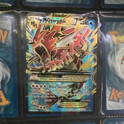 Pokemon TCG M Gyarados EX Mega 115/122 Breakpoint Full Art Holo Ultra Rare - Image 1