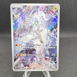Pokemon TCG N's Reshiram 167/159 SV09 Journey Together IR FA Holo ENG 130 HP - Image 1
