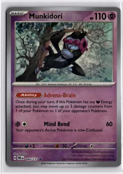 Munkidori (Poke Ball) - 044/131 Prismatic Evolutions Poke Ball - NM - POKEMON - Image 1