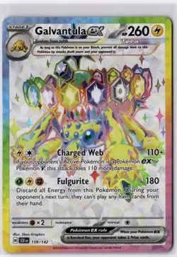 Galvantula ex 159/142 Stellar Crown Ultra Rare Pokemon TCG NM/M Free Shipping - Image 1