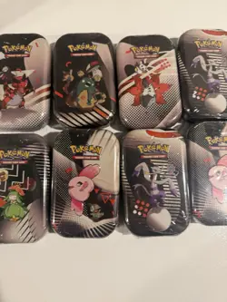 Unova Mini Tin Factory Sealed Pokemon TCG Black Bolt White Flare - LOT OF 10 - Image 3