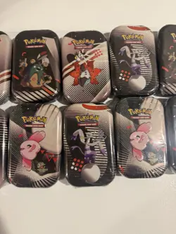 Unova Mini Tin Factory Sealed Pokemon TCG Black Bolt White Flare - LOT OF 10 - Image 4