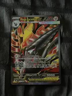 [LP] Mega Excadrill ex 103/084 Full Art Pokemon Pitch Black - Image 3