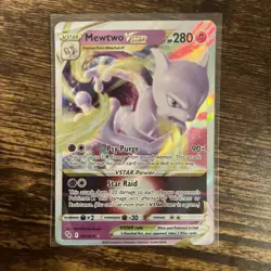Mewtwo VSTAR Ultra Rare Pokemon GO 031/078 NM - Image 1