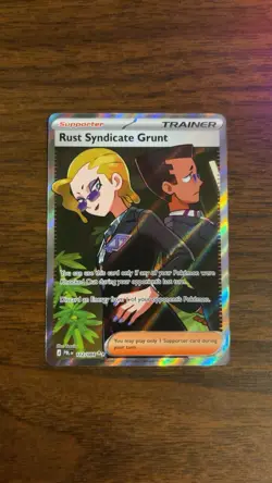 Pokemon Pitch Black Rust Syndicate Grunt 112/084 Ultra Rare NM English - Image 1