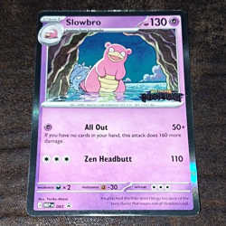 Pokemon TCG Slowbro Pitch Black Prerelease Stamped 083/162 Holo Rare - Image 1