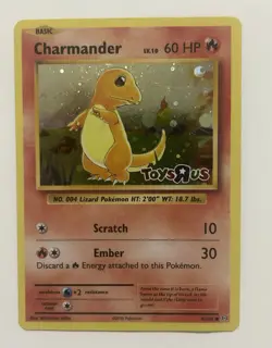 Pokemon TCG Charmander Toys R Us Promo 2016 009/108 - Image 1