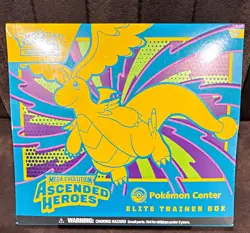Pokemon Center Elite Trainer Box Mega Evolution—Ascended Heroes 11 Packs EN - Image 1