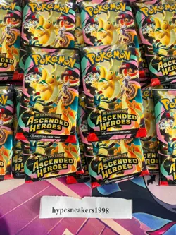 Pokemon TCG Ascended Heroes Sealed Single Booster Pack (LOT OF 20) - Image 2