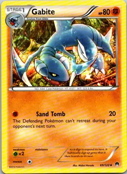 Gabite 69/122 BREAKpoint Pokemon TCG UC NM - Image 1