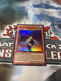 Yu-Gi-Oh! Chocolate Magician Girl Secret Rare Holo MVP1-EN052 1st Ed C15 3 - Image 2